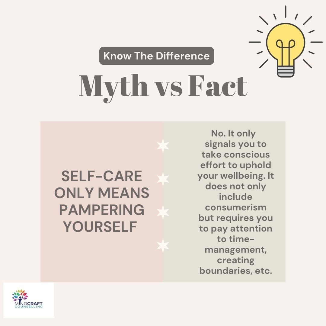 Self-Care Isn't Scented Candles: Clearing Up the Myths — slide 3