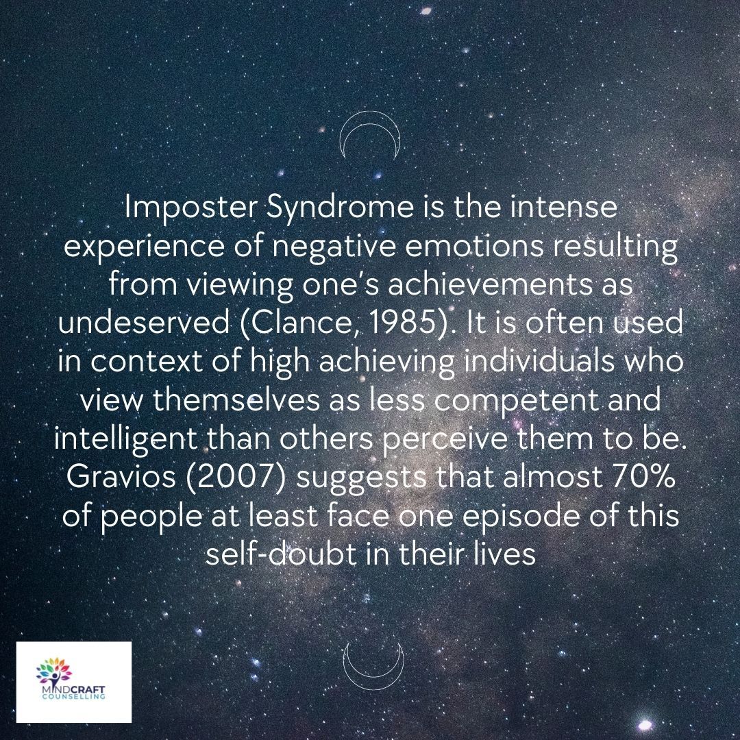 When You Don't Feel Like You Deserve It: Impostor Syndrome — slide 3