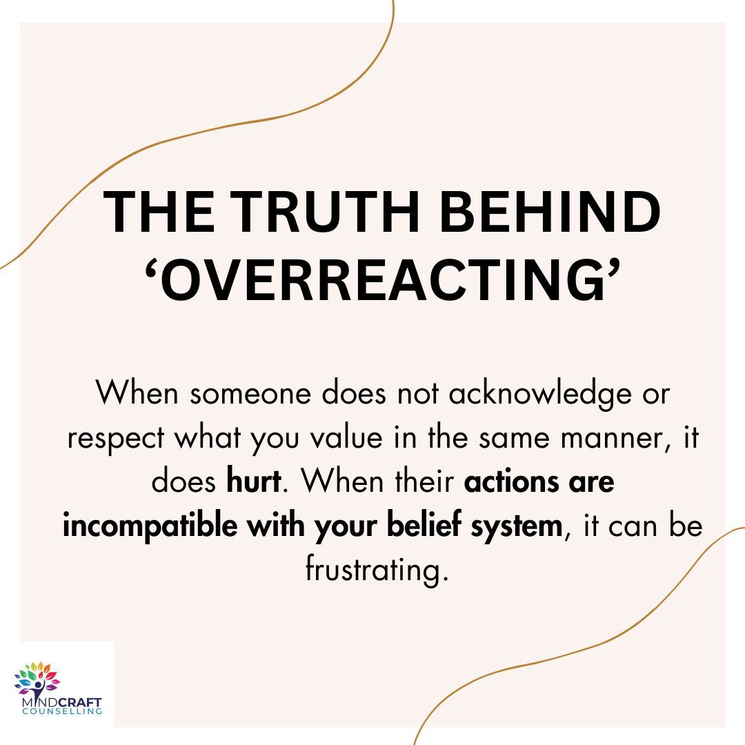 The Truth Behind 'Overreacting' — slide 4