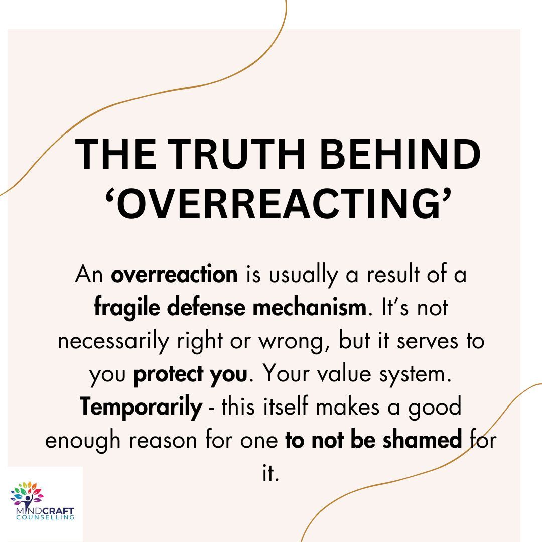 The Truth Behind 'Overreacting' — slide 5