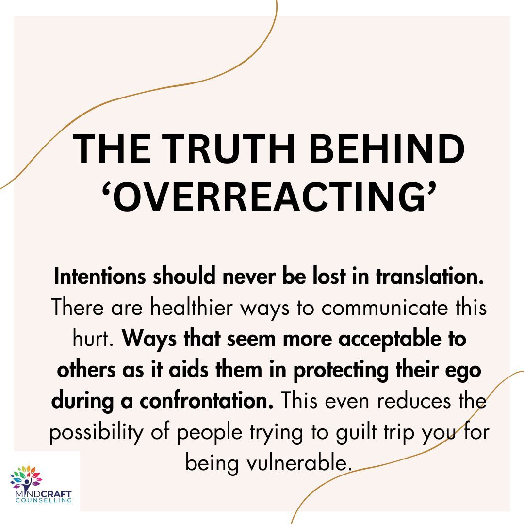 The Truth Behind 'Overreacting' — slide 6