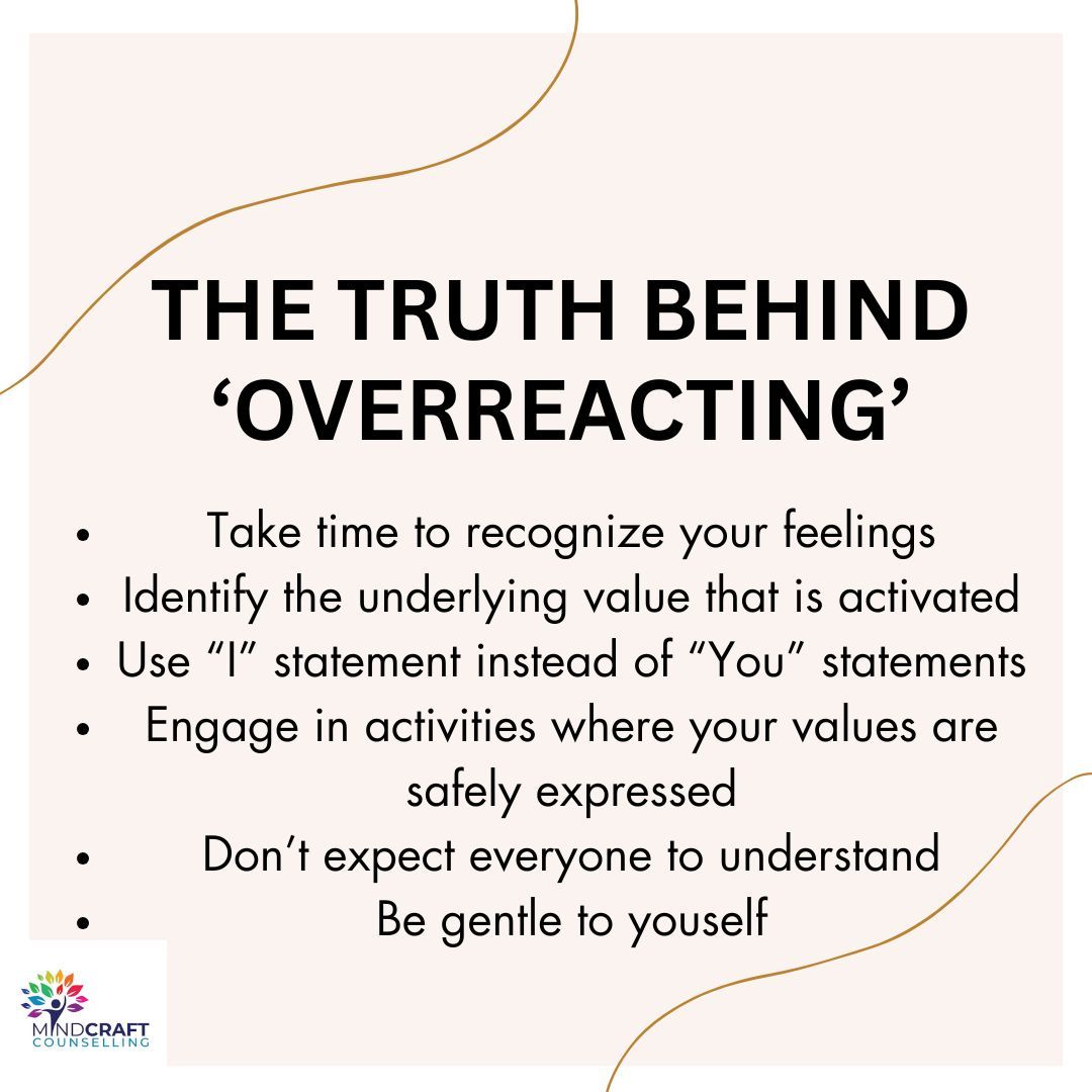 The Truth Behind 'Overreacting' — slide 7