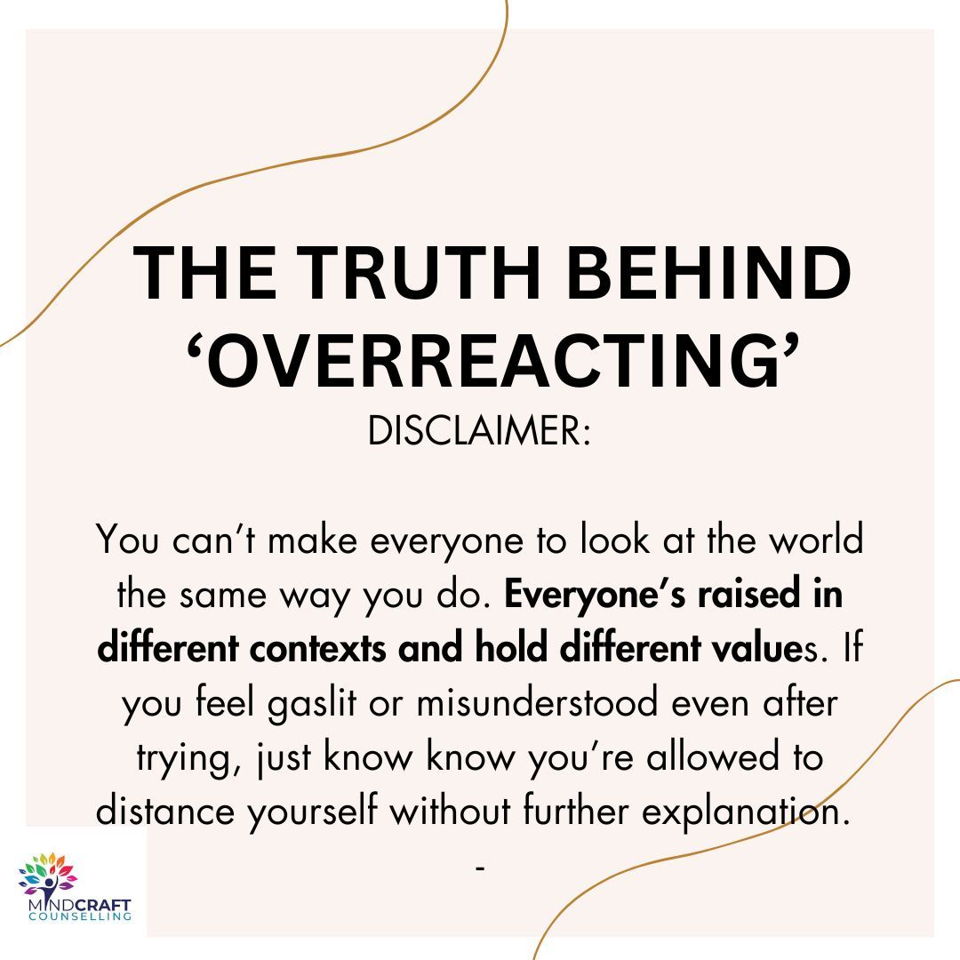 The Truth Behind 'Overreacting' — slide 8